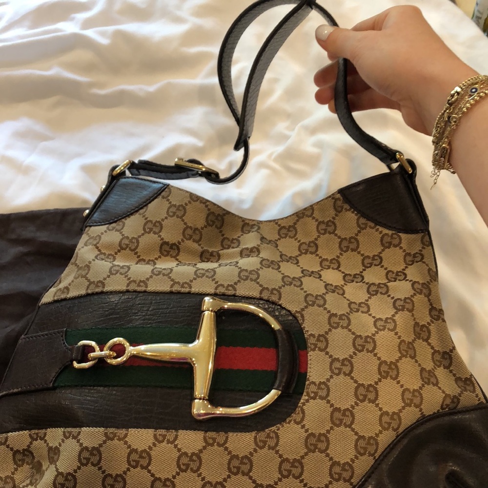 Authentic Gucci horsebit hobo bag - Picture 11 of 16